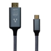 Imagen de Cable Convertidor Vorago CAB-310 Tipo C a HDMI 4k 1.8m Cobre/Aluminio Color Negro