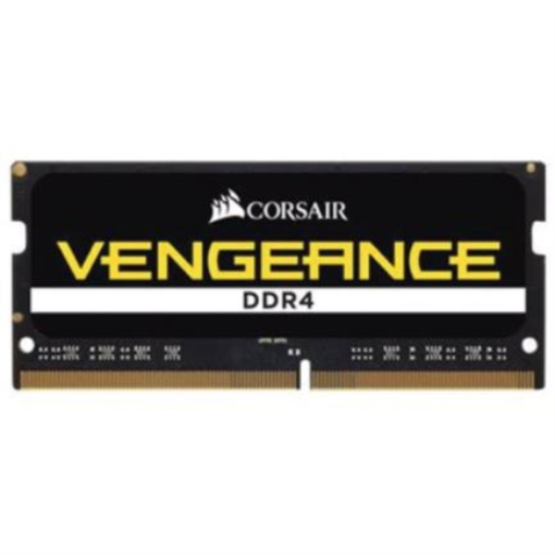 Imagen de Memoria RAM Corsair Vengeance 8GB DDR4 2666MHz SODIMM Non-ECC Negro CL18