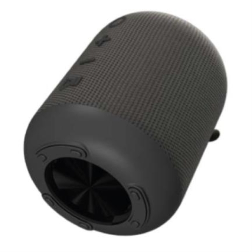 Imagen de Bocina Portátil Klip Xtreme Titan KBS-200BK Bluetooth TWS 12W IPX7 Batería Recargable 5V/1800mAh Micro USB Negro
