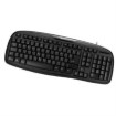 Imagen de Teclado Alámbrico Klip Xtreme Stylus KBK-050S  Conexión USB Ergonómico Color Negro