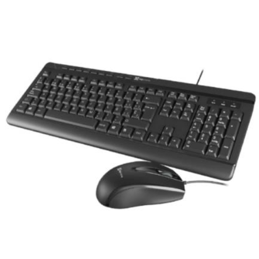 Imagen de Teclado y Mouse Multimedia Alámbricos Klip Xtreme DeskMate KCK-251S Color Negro