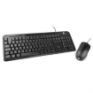 Imagen de Teclado Multimedia y Mouse Alámbricos XTech XTK-301S Español Color Negro