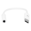 Imagen de Adaptador Vorago ADP-209 USB Tipo-C a 3.5mm Ligero Audio Stereo Color Blanco