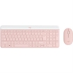 Imagen de Teclado y Mouse Logitech MK470 Inalámbrico Nano Receptor USB Color Rosa
