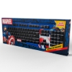 Imagen de Teclado XTech Full Size Capitan America Marvel XTech XTK-M401CA - Teclas multimedia - EspaÃ±ol - Conexion USB