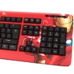 Imagen de Teclado XTech Full Size Iron Man XTK-M401IM - Teclas multimedia - EspaÃ±ol - Conexion USB