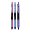 Imagen de Boigrafo Zebra decoshine retractil Punto fino 0.5 tinta gel colores surtidos pastel caja c/3