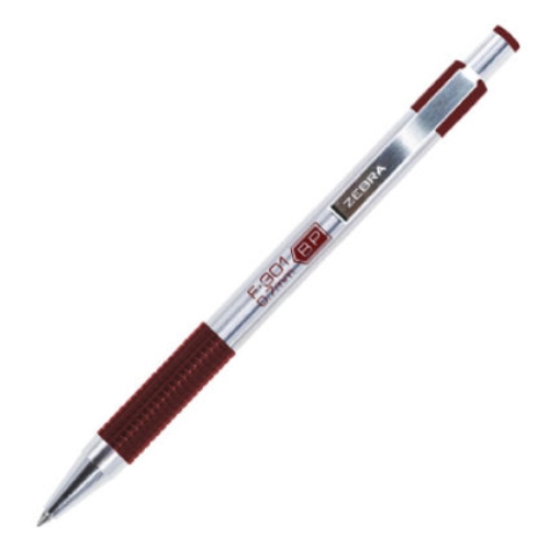 Imagen de Boligrafo F-301 grip punto fino tinta vino cuerpo de acero caja c/12