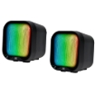 Imagen de BOCINAS VORAGO START THE GAME SPK-109 RGB / USB PARA COMPUTADORA / 2.2WATTS