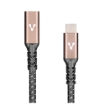 Imagen de CABLE EXTENSION VORAGO CAB-127 TIPO C HEMBRA-TIPO C MACHO 1 METRO 100W NEGRO