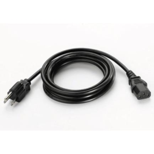 Imagen de Cable de Alimentación CA USA Zebra 228 cm de Largo con Conexión a Tierra Tres Hilos para Fuentes de Poder