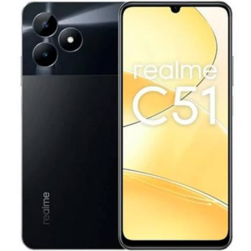 Imagen de Smartphone Realme C51 6.74" Mali G57 128GB/4GB Cámara 50MP+5MP/5MP Android 13 Color Negro
