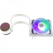 Imagen de Enfriamiento Liquido Xzeal 120mm Redondo XZ-409 CPU 1Fanx120mm ARGB 3 pines+PWM 4 pines+Seguro INTEL/AMD Blanco