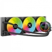 Imagen de Enfriamiento Liquido Xzeal 360mm Redondo XZ-411 CPU 3Fanx120mm ARGB 3 pines+PWM 4 pines+Seguro INTEL/AMD Negro
