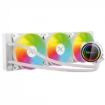 Imagen de Enfriamiento Liquido Xzeal 360mm Redondo XZ-411 CPU 3Fanx120mm ARGB 3 pines+PWM 4 pines+Seguro INTEL/AMD Blanco