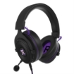 Imagen de Audífonos Gamer Alámbricos Primus Arcus 260S Diadema Ajustable Micrófono Desmontable USB Color Negro/Morado