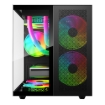 Imagen de Gabinete Xzeal Cubo M-ATX/ITX Negro 3 Ventiladores ARGB