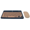 Imagen de Kit Teclado y mouse Perfect Choice PC-201274 compacto Bluetooth 2 en 1 Genova Azul