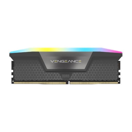 Imagen de Memoria RAM Corsair Vengeance RGB 32GB (2x16GB) DDR5 5200MHz DIMM XMP AMD EXPO Negro CL40