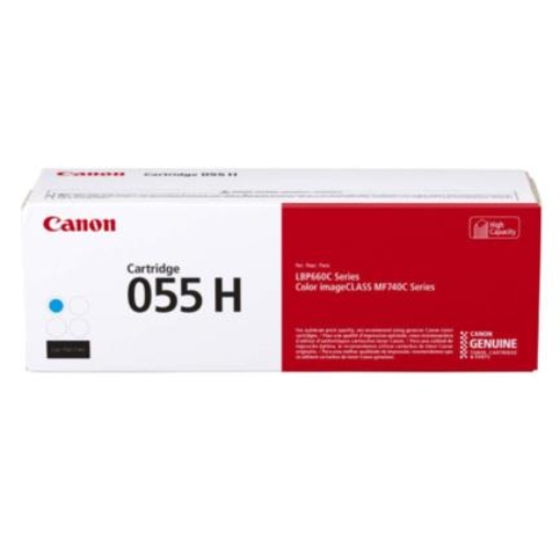 Imagen de Tóner Canon Cartridge 055H 2300 Páginas Color Cian