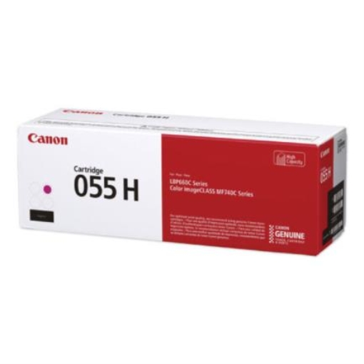 Imagen de Tóner Canon Cartridge 055H 2300 Páginas Color Magenta