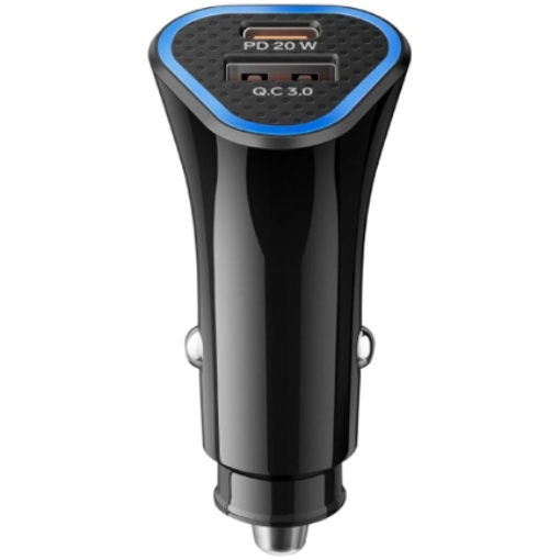 Imagen de CARGADOR STEREN USB A Y USB C CON PD Y QC