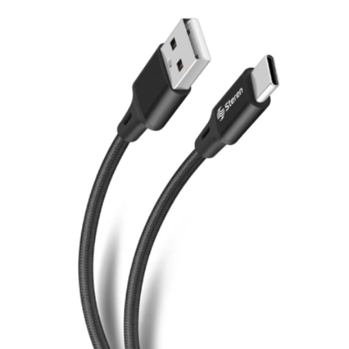 Imagen de CABLE STEREN USB A USB C TIPO CORDON 1.9M