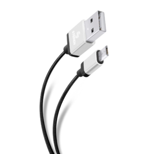 Imagen de CABLE STEREN USB A MICRO USB TIPO CORDON DE 1M