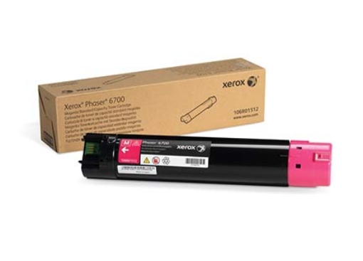 Imagen de TONER XEROX 106R01512 MAGENTA 5000 PAGINAS PHASER 6700