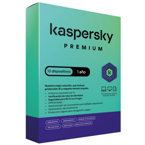 Imagen de Kaspersky Premium 10 Disp 1 año