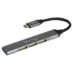 Imagen de Hub Vorago Concentrador HU-200 4 Puertos USB Slim Tipo C