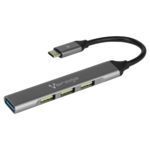 Imagen de Hub Vorago Concentrador HU-200 4 Puertos USB Slim Tipo C