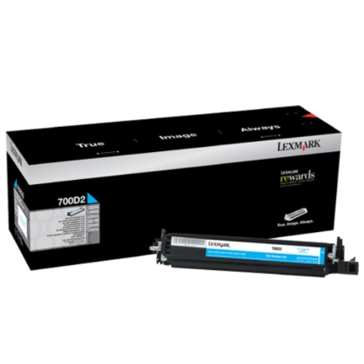 Imagen de UNIDAD IMAGEN LEXMARK CYAN 70C0D20