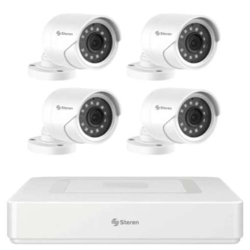 Imagen de DVR de 6 Canales Steren Pentahíbrido con HDD de 1TB H.265 HDMI/VGA/USB Color Blanco