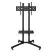 Imagen de Soporte Steren Móvil para TV 19" a 83" Con Repisa Soporta Hasta 60kg Color Negro