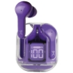 Imagen de Audífonos Inalámbricos Perfect Choice TWS Estuche Transparente ClearBeat con Indicador de Carga Color Morado