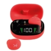 Imagen de Audífonos Inalámbricos Perfect Choice TWS Mini Tiny Beats con Indicador de Carga Color Rojo