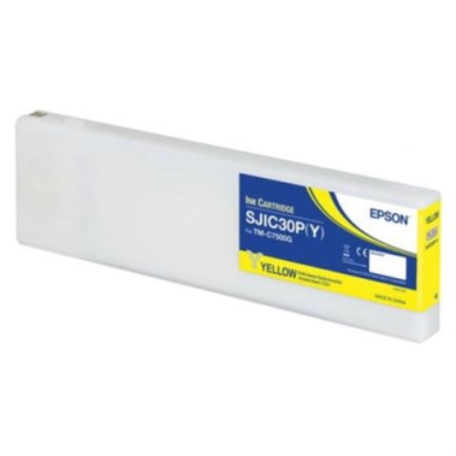 Imagen de Tinta Epson SJIC30P ColorWorks TM-C7500G Color Amarillo