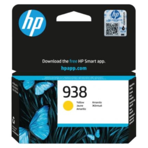Imagen de Tinta HP Original 938 Rendimiento 800 Páginas Color Amarillo