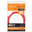 Imagen de Cable de Conexión Red Nexxt Solutions Cat6 2.3m UTP Multifilar con Revestimiento Tipo CM Color Rojo