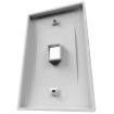 Imagen de Placa de Pared Nexxt Solutions 1 Puerto para Conectores tipo Keystone Módulo RJ45 Blanco