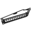 Imagen de Panel de Conexion Red Nexxt Solutions para Rack Angulado Cat6A Modular 24 Puertos Blindado 1U Esmalte Negro