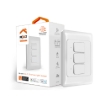 Imagen de Interruptor Nexxt Home NHE-T100 3 Circuitos Interior Control de Encendido Apagado Monopolar