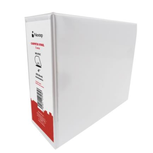 Imagen de Carpeta Nextep Vinil Aro "D" 4" Carta Blanca