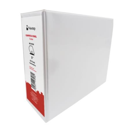 Imagen de Carpeta Nextep Vinil Aro "D" 5" Carta Blanca