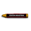 Imagen de Crayón de Cera Industrial  Dixon Amarillo Caja con 10 Piezas