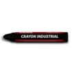 Imagen de Crayón de Cera Industrial  Dixon Negro Caja con 10 Piezas
