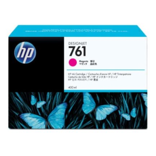 Imagen de TINTA HP LF 761 MAGENTA T7100 DESIGNJET 400ML