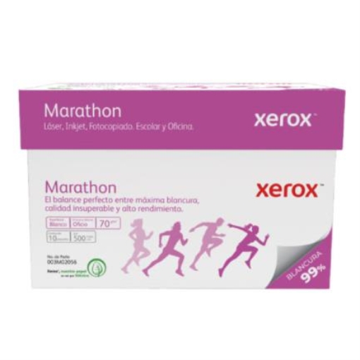 Imagen de Papel Cortado Xerox Bond Marathon 70gr Oficio 99% Blancura C/5000 Hojas