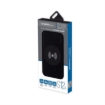 Imagen de Power Bank Argomtech S12W Delgado de Aluminio con Cargador Rapido 18W 12000 mAh Wireless Color Negro